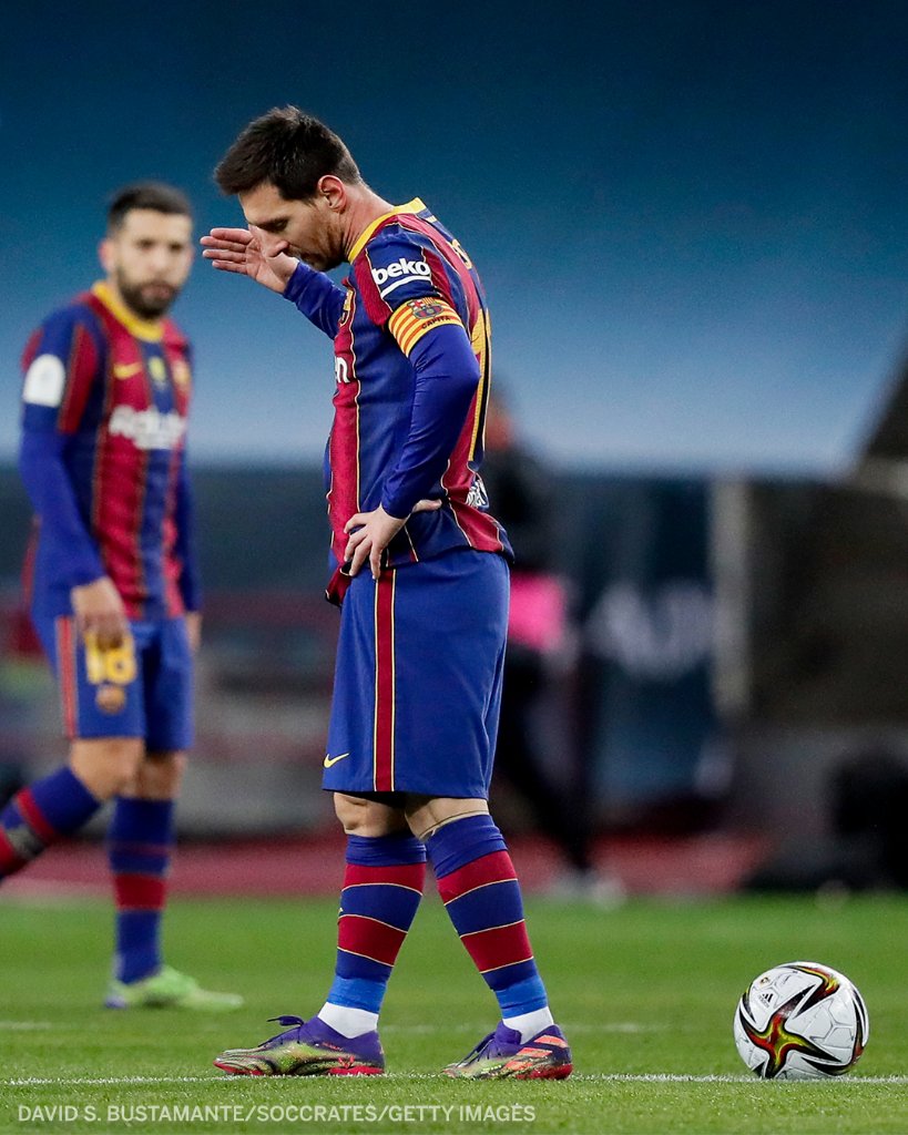 messi red Messi unhappy with Barcelona again; Koeman to be SACKED if Barcelona get knocked out by PSG