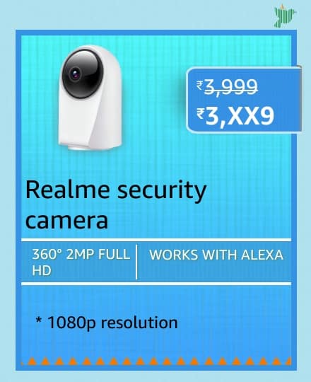 real me Top Security Camera deals on Amazon's Great Indian Festival