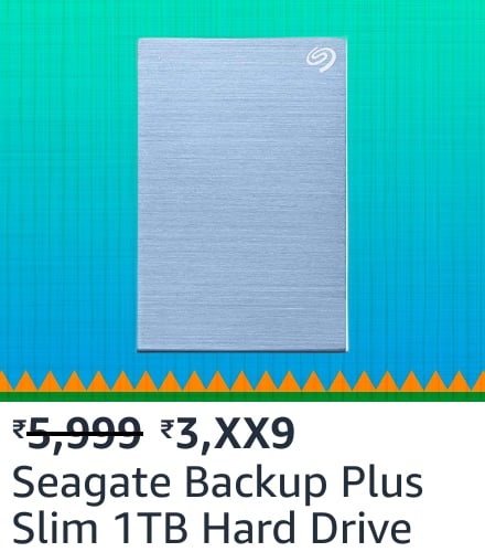seagate 1tb Top deals on External Hard Drives coming on Amazon's Great Republic Day Sale