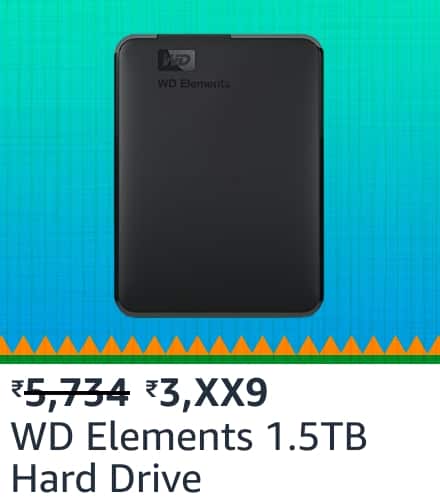 wd 1.5tb Top deals on External Hard Drives coming on Amazon's Great Republic Day Sale
