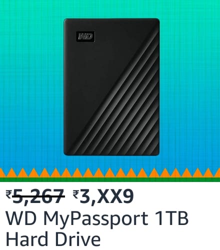 wd 1tb Top deals on External Hard Drives coming on Amazon's Great Republic Day Sale