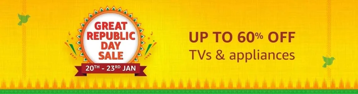 All the TV & Appliances deals on Amazon Great Republic Day Sale