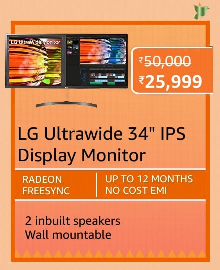 Blockbuster deals on Monitors on Amazon Great Republic Day Sale