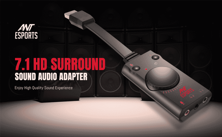 Deal: Ant Esports Pro Gaming Headset 2.0 Sound Card with  7.1 HD Surround Sound support discounted to just ₹ 699