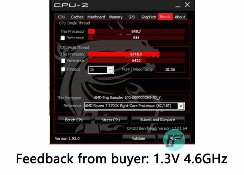 AMD Ryzen 7 5700G APU engineering sample sold on eBay for $499