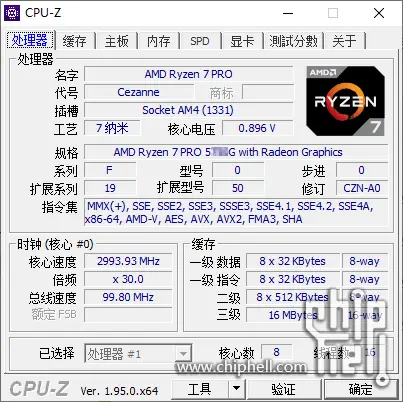 AMD Ryzen 5000G PRO APU spotted with 8 cores & 16 threads