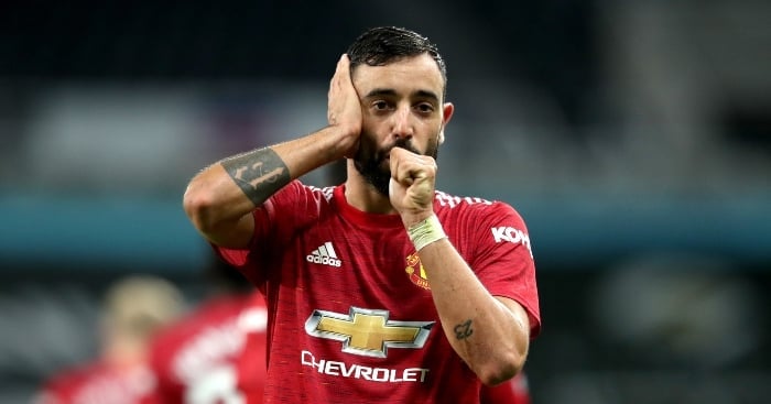 Bruno Fernandes Manchester United 9 Top 10 football players with the highest goal contributions in Europe's top five leagues this season