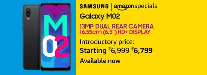 Samsung Galaxy M02 with 5,000mAh battery launched in India for only Rs 6,999