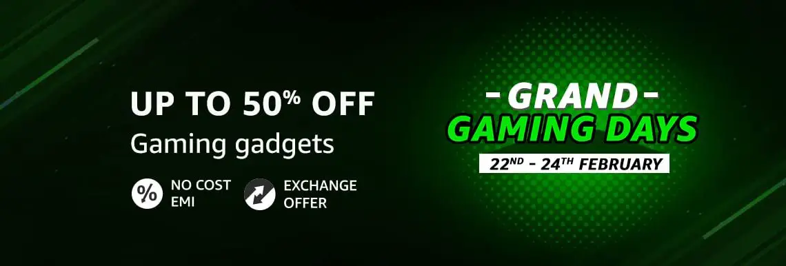 Amazon India brings Grand Gaming Days until 24th February