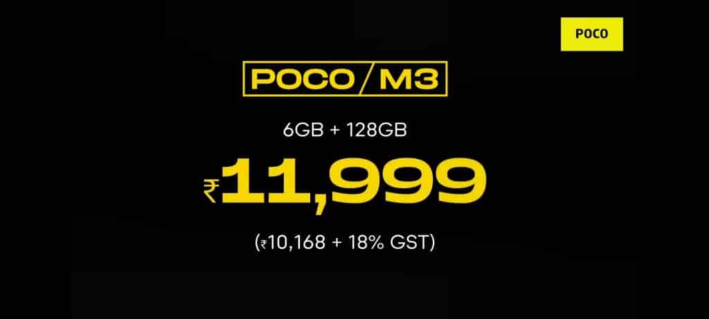 EtM80e7VcAAxHcq Poco M3 launched with 6GB RAM at just Rs.10,999 in India
