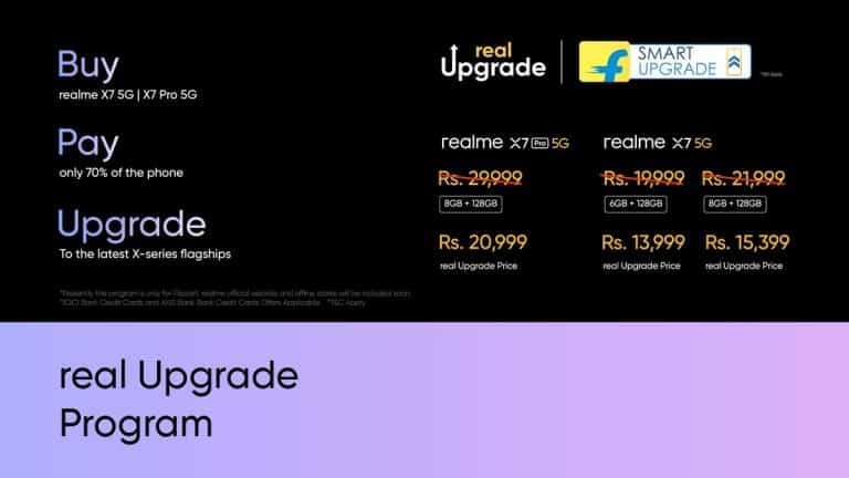 realme partners with Flipkart to bring the real Upgrade Program