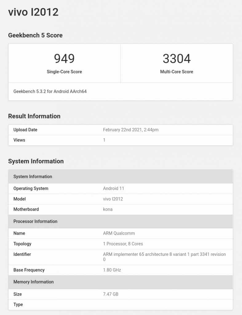 Eu0fK2aVIAQlV4j Indian variants of iQOO 7 and Neo 5 spotted on Geekbench, BIS certification hints Indian launch