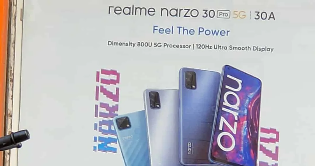 Realme Narzo 30A, 30 Pro 5G, and Realme Buds Air 2 launching on February 24 in India
