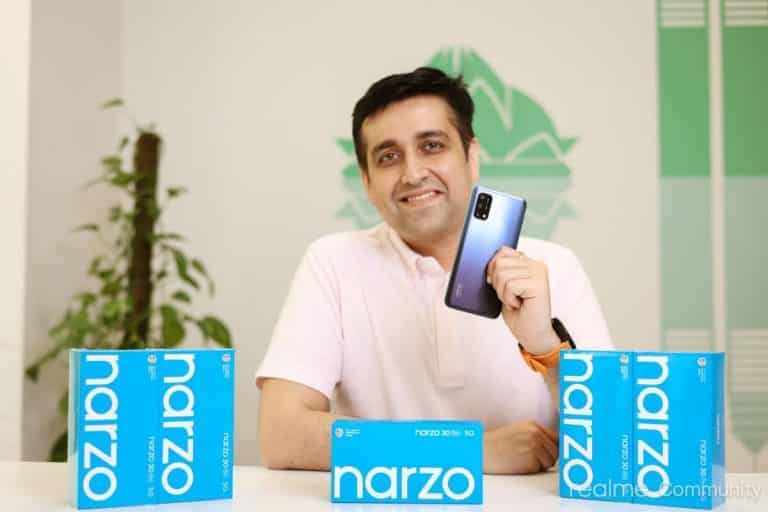 Realme Narzo 30 Pro 5G retail box render shows official pricing and other specs leaked