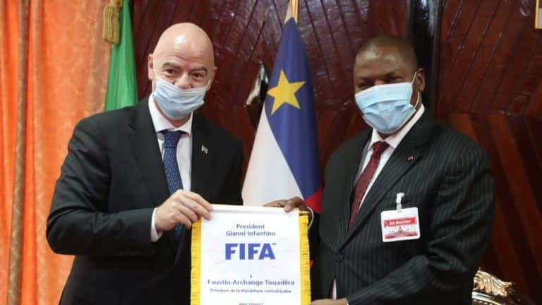FIFA: Football development highlighted in visit to the Central African Republic