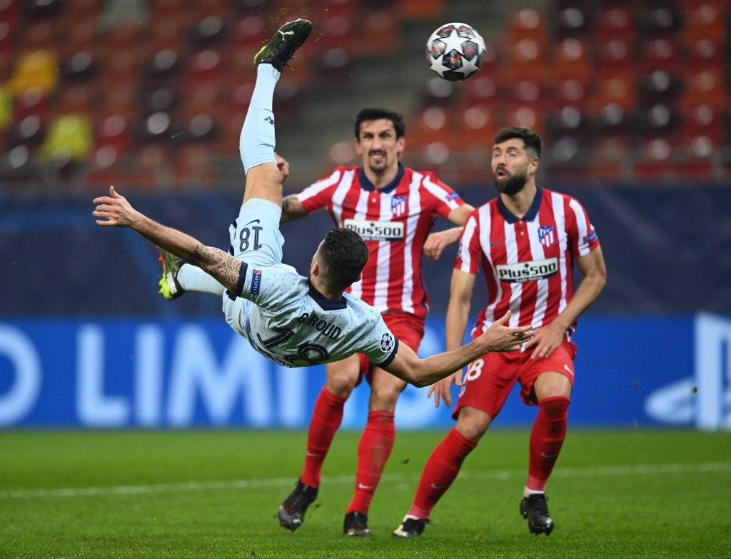 Giroud bicycle kick Differences between Thomas Tuchel and Frank Lampard's Chelsea