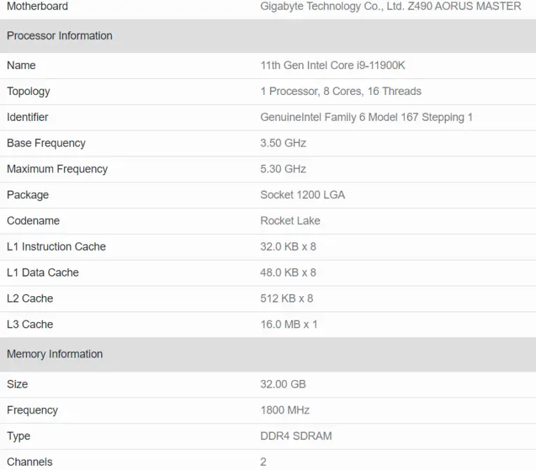Intel Core i9-11900K makes a record-breaking single-core Geekbench score