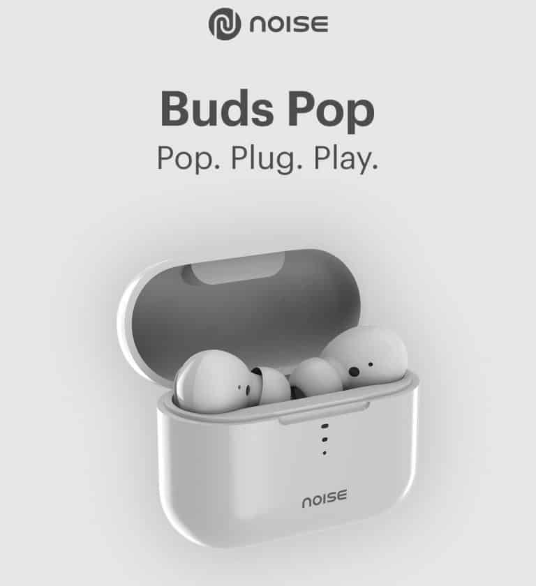 Noise lists Buds Pop TWS Earbuds with Quad mics on each