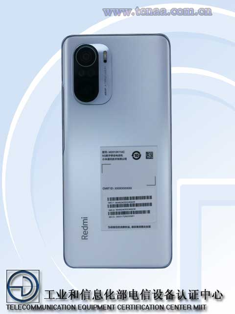 Redmi K40 TENAA rear Redmi K40 and Redmi K40 Pro first-look images revealed could be powered by Snapdragon 870 chipset