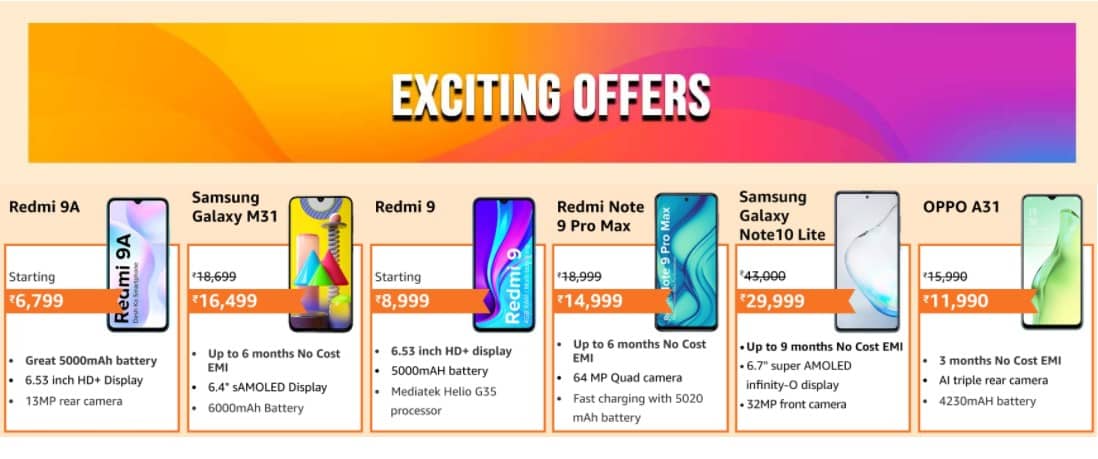 Amazon Fab Phone Fest: Exciting Offers on Smartphones up to 40% off