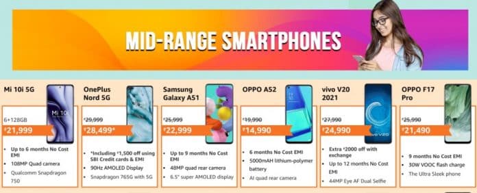 Amazon Fab Phone Fest: Offers and Discounts on Mid-Range smartphones Amazon Fab Phone Fest: Offers and Discounts on Mid-Range smartphones