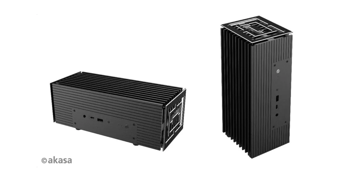 Cool your Ryzen™ in complete silence with the Turing A50: Akasa’s latest fanless chassis