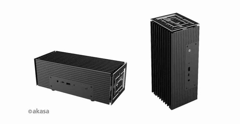 Cool your Ryzen™ in complete silence with the Turing A50: Akasa’s latest fanless chassis