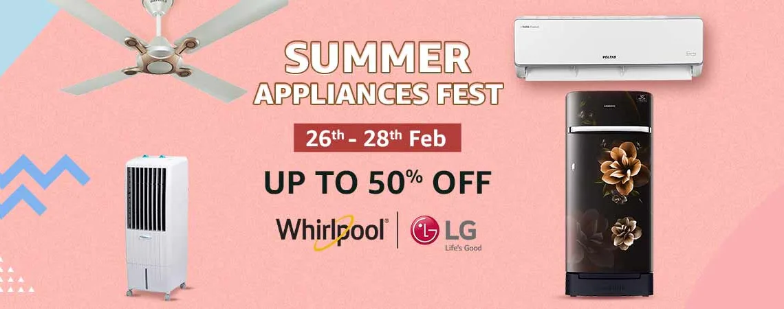 Amazon.in announces ‘Summer Appliances Fest’ from 26th to 28th February
