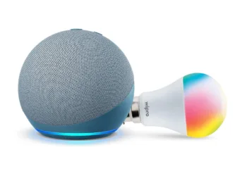 Flat 45% off on All-new Echo Dot (4th Gen) + 9W Smart Bulb | Buy this Combo at only ₹ 3,549