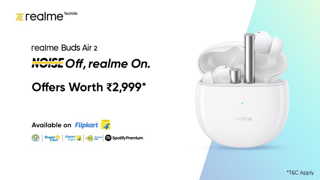 image 93 Realme launched Buds Air 2 TWS in India for ₹3,299