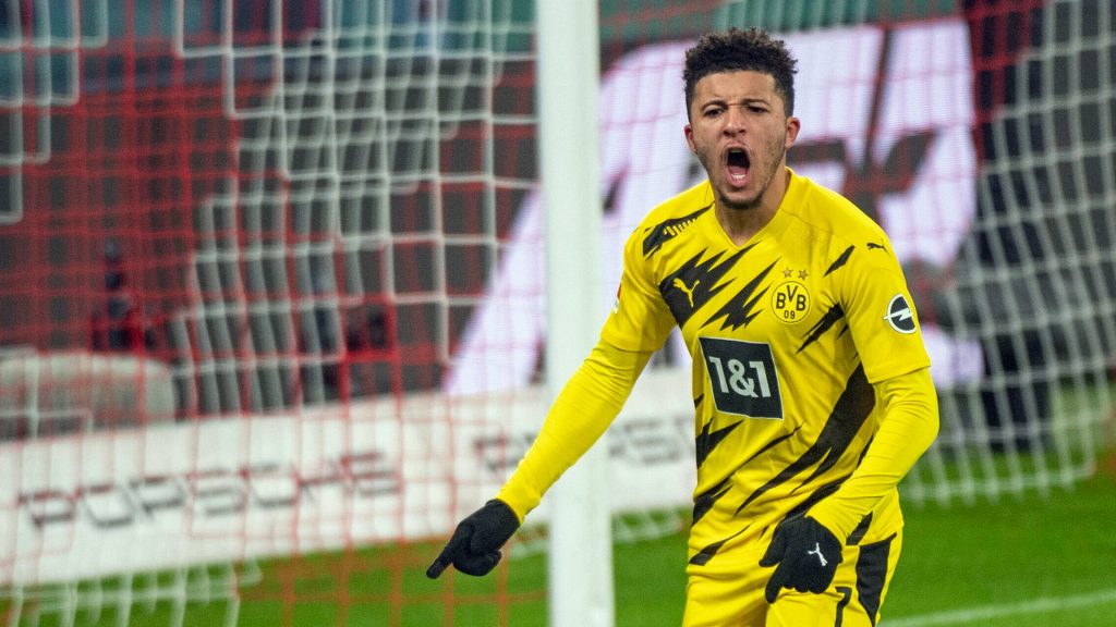 jadon sancho celebration rbl bvb Manchester United gets a massive boost in the pursuit for Jadon Sancho