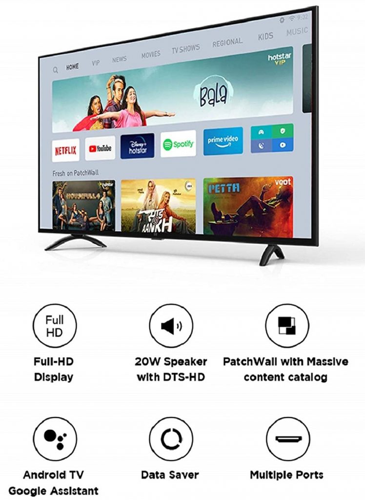 mi tv 4a 1 Top 10 best selling Smart TVs on Amazon in 2021