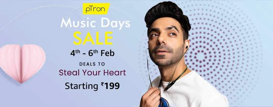 pTron Music Days sale is here on Amazon with great discounts on every product_TechnoSports.co.in