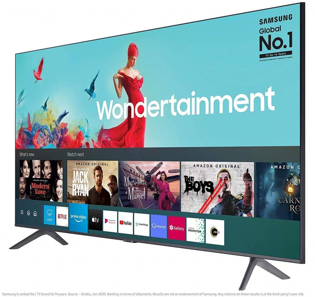 samsung tv 1 Top 10 best selling Smart TVs on Amazon in 2021