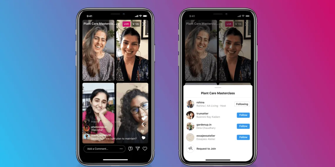 Instagram announces Live Rooms feature