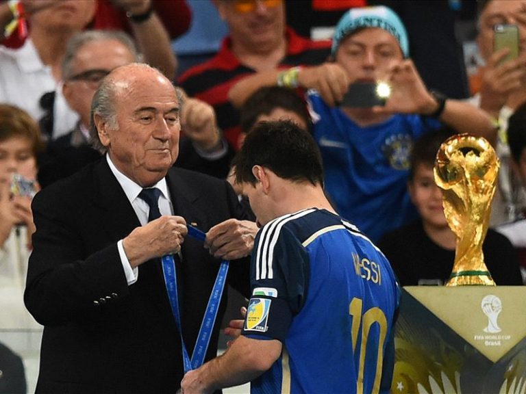 Sep Blatter has made a controversial comment regarding Messi’s Golden ball win in FIFA World Cup 2014