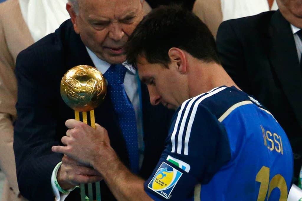 452111360.0 Sep Blatter has made a controversial comment regarding Messi's Golden ball win in FIFA World Cup 2014