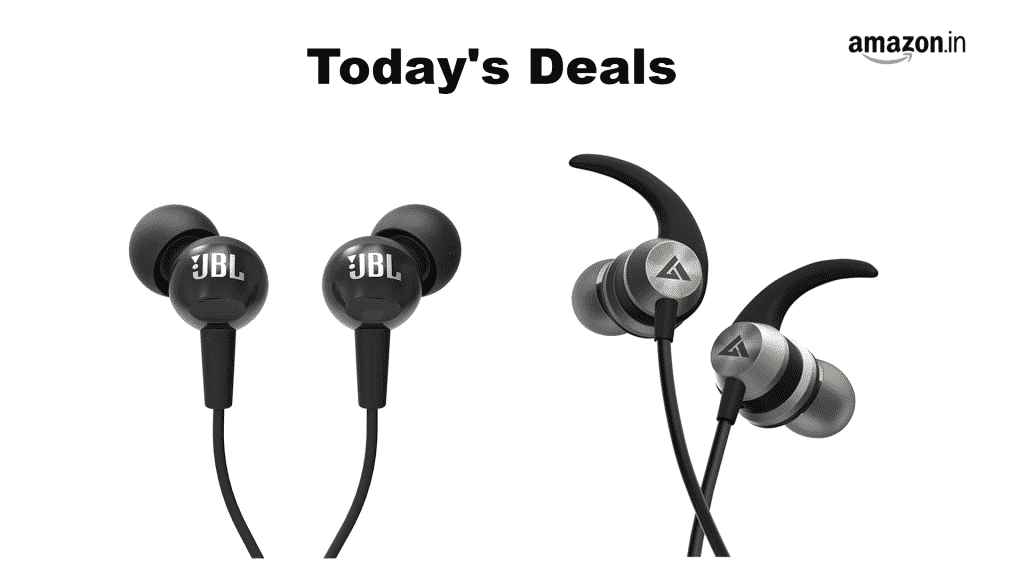 JBL C100SI and Boult Audio BassBuds X1 are available at Discounted Price on Amazon