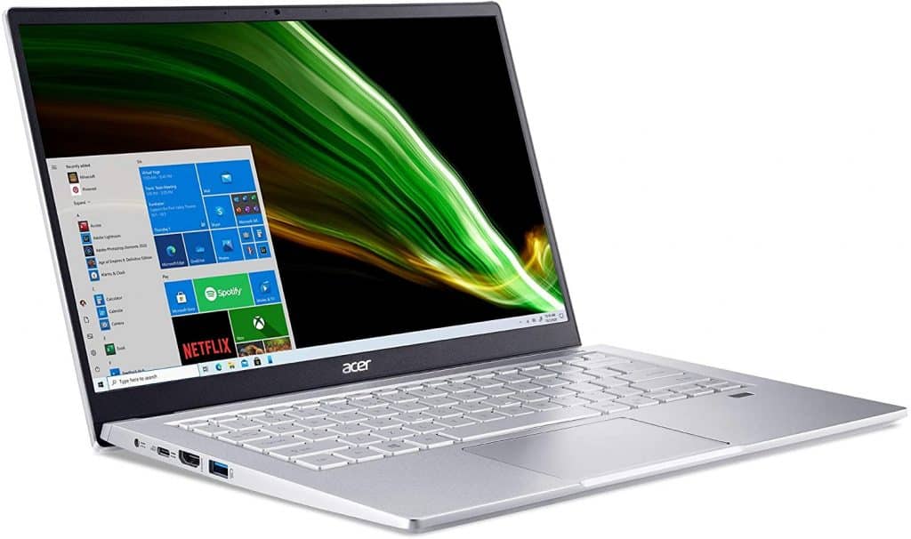 The 2021 Acer Swift 3 with AMD Ryzen 7 5700U now available on Amazon