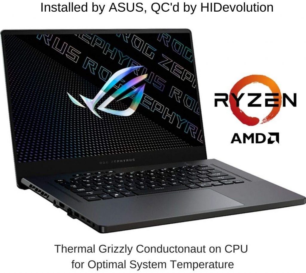 HIDevolution’s ROG Zephyrus G15 with up to Ryzen 9 5900HS & RTX 3070 available on Amazon