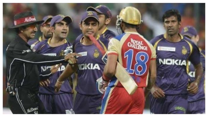 922860-kohli-gambhir-fight Virat Kohli-Gautam Gambhir IPL fight