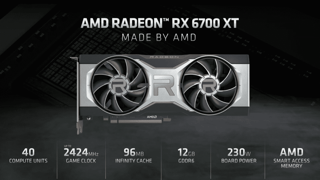 AMD Radeon RX 6700 XT 12 GB Graphics Card RNDA 2 GPU Unveil 1 1 Gaming Benchmarks of AMD Radeon RX 6700 XT 12 GB Graphics Card at 1440p and Raytracing Performance at 1080p revealed