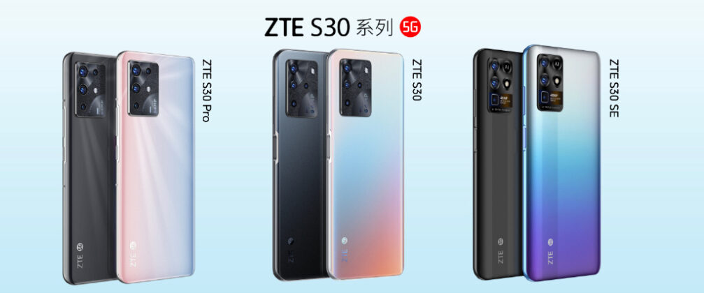 ZTE launches S30, S30 SE, and S30 Pro in China