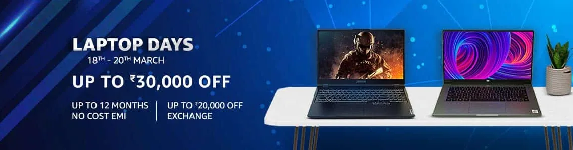 Top offers on Laptop Days at Amazon India