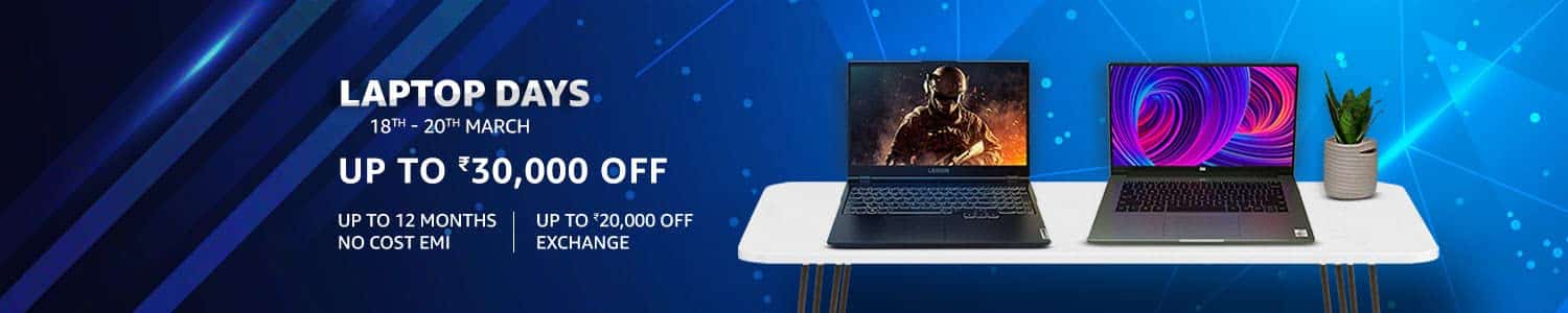 Top offers on Laptop Days at Amazon India