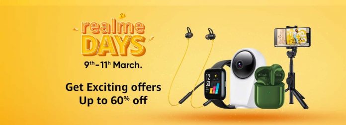 Realme Days are live in Amazon | Get Exciting Offers Up to 60% off