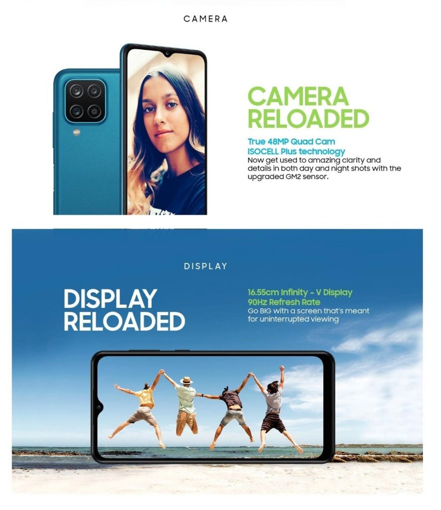 EvW4X6 VkAAyzYO Samsung Galaxy M12 landing page goes live on Amazon launching on March 11 in India