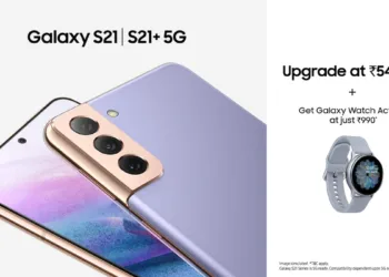 Get Samsung Galaxy Watch Active 2 for just ₹990 when you buy Galaxy S21 5G and Galaxy S21 Plus