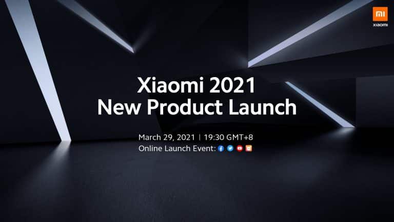 Xiaomi 2021 New Product Launch Event to be announced on March 29