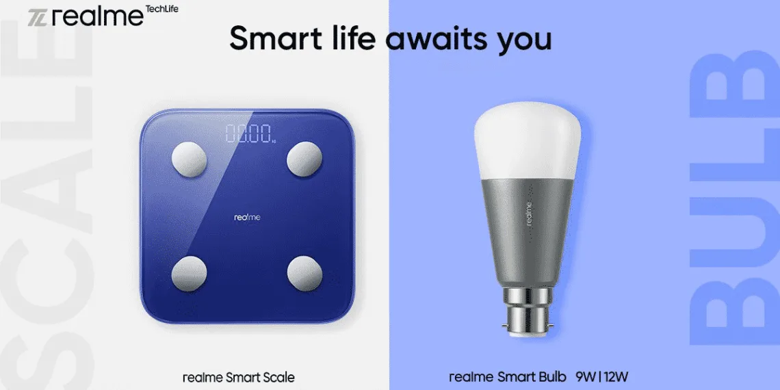 Realme Smart Scale and Smart LED Bulb launched in India
